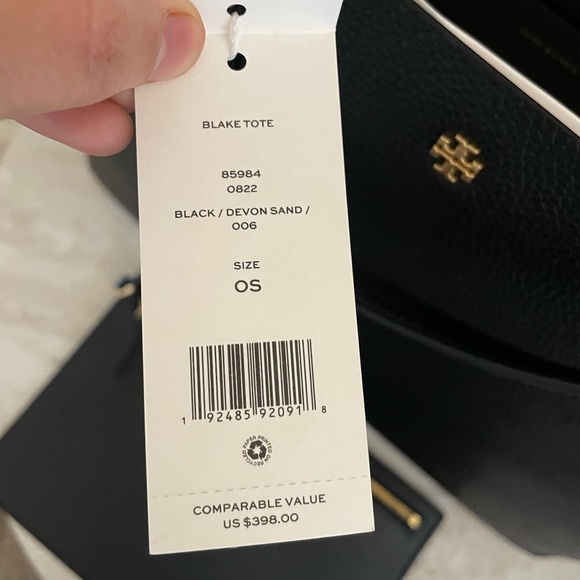 New , tory burch large blake tote & clutch - Picture 14 of 14